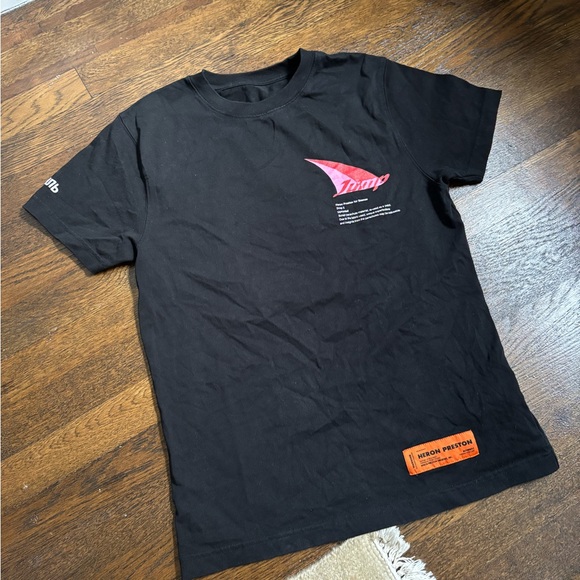 Heron Preston Other - Heron Preston Black Tee with Red Graphic